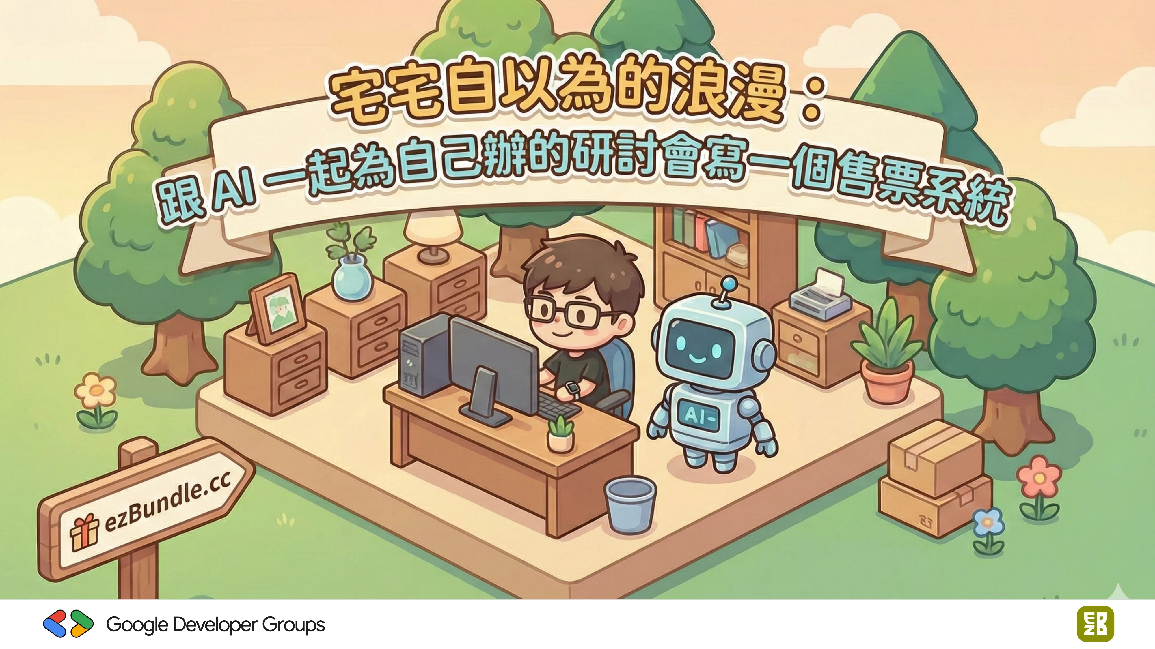 宅宅自以為的浪漫：跟 AI 一起為自己辦的研討會寫一個售票系統 - 第 1 頁